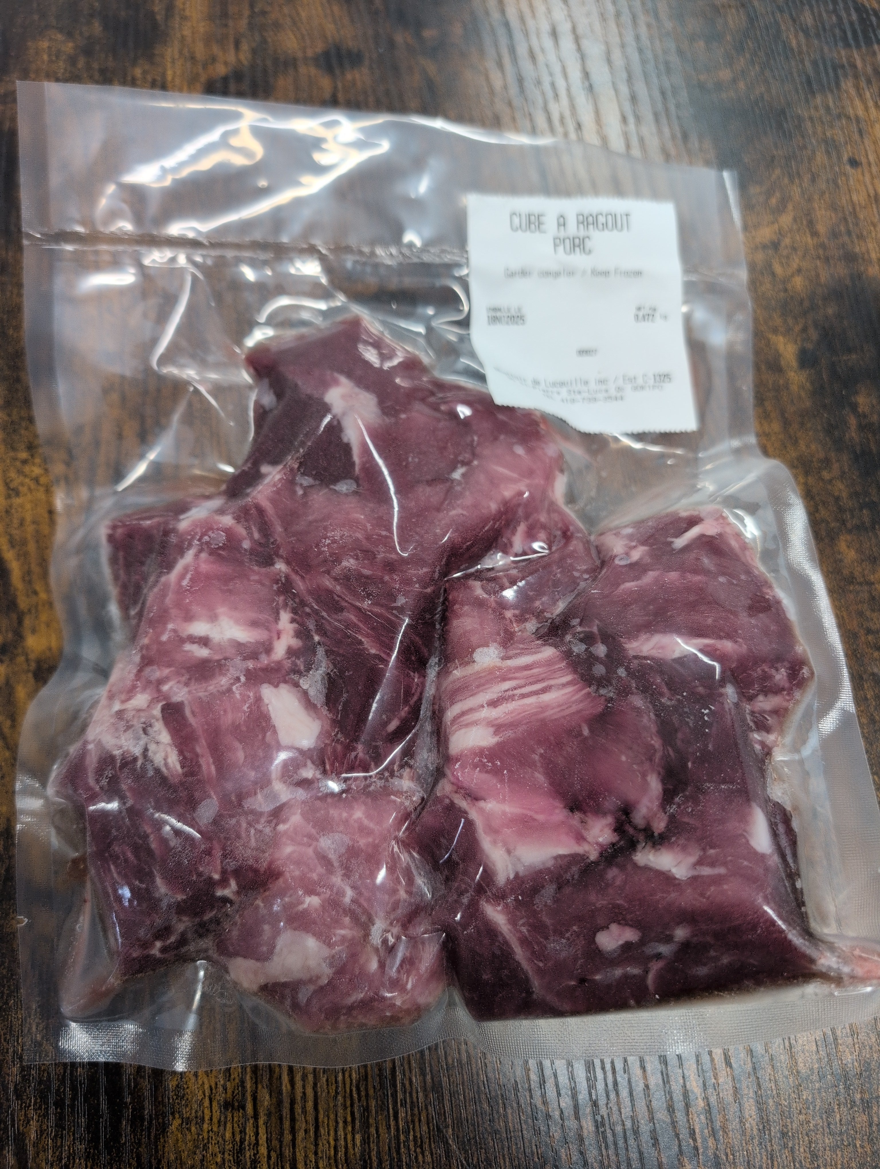MANGALITSA - Cubes à mijoter