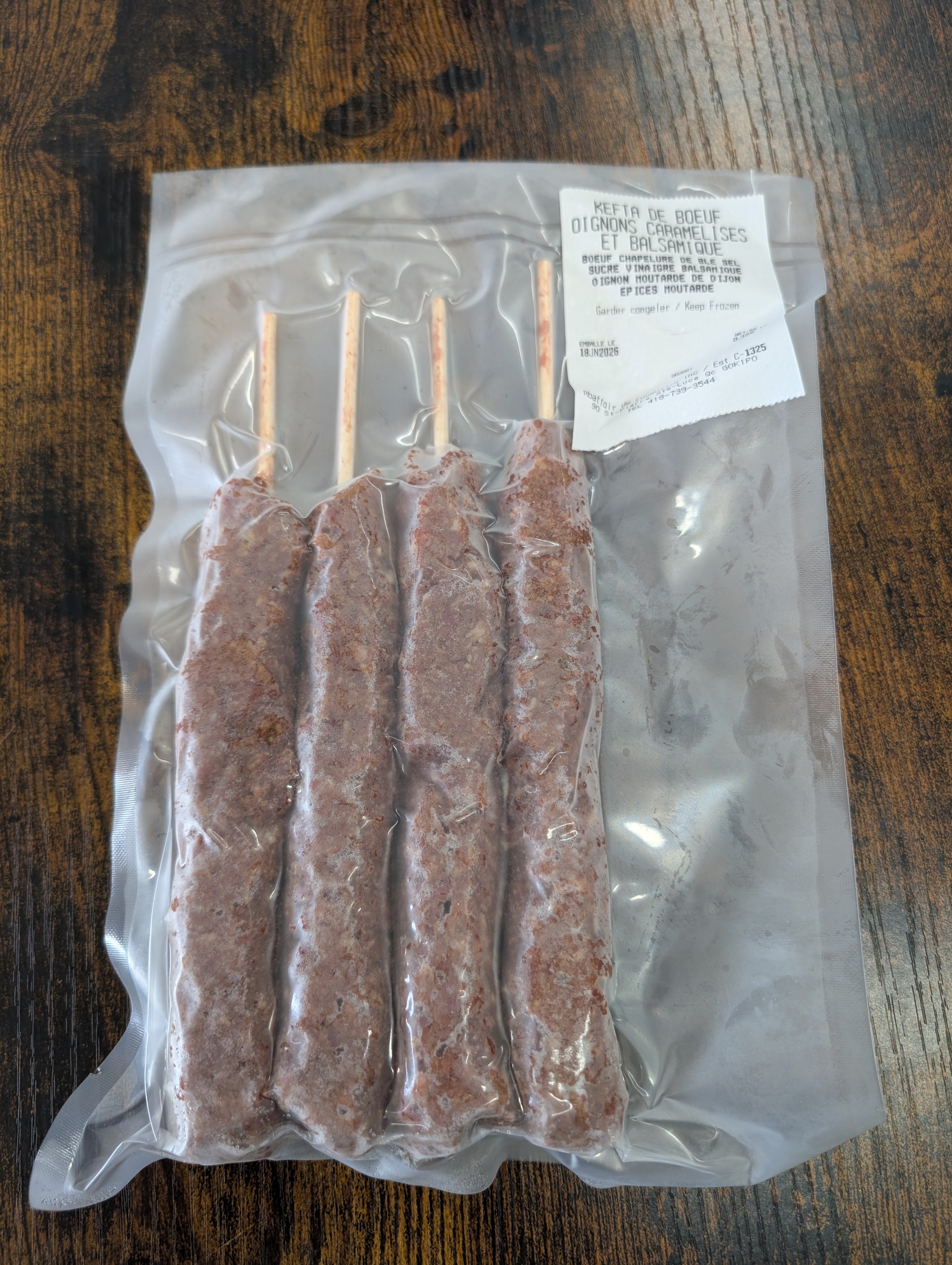 Keftas oignons caramélisés et balsamique