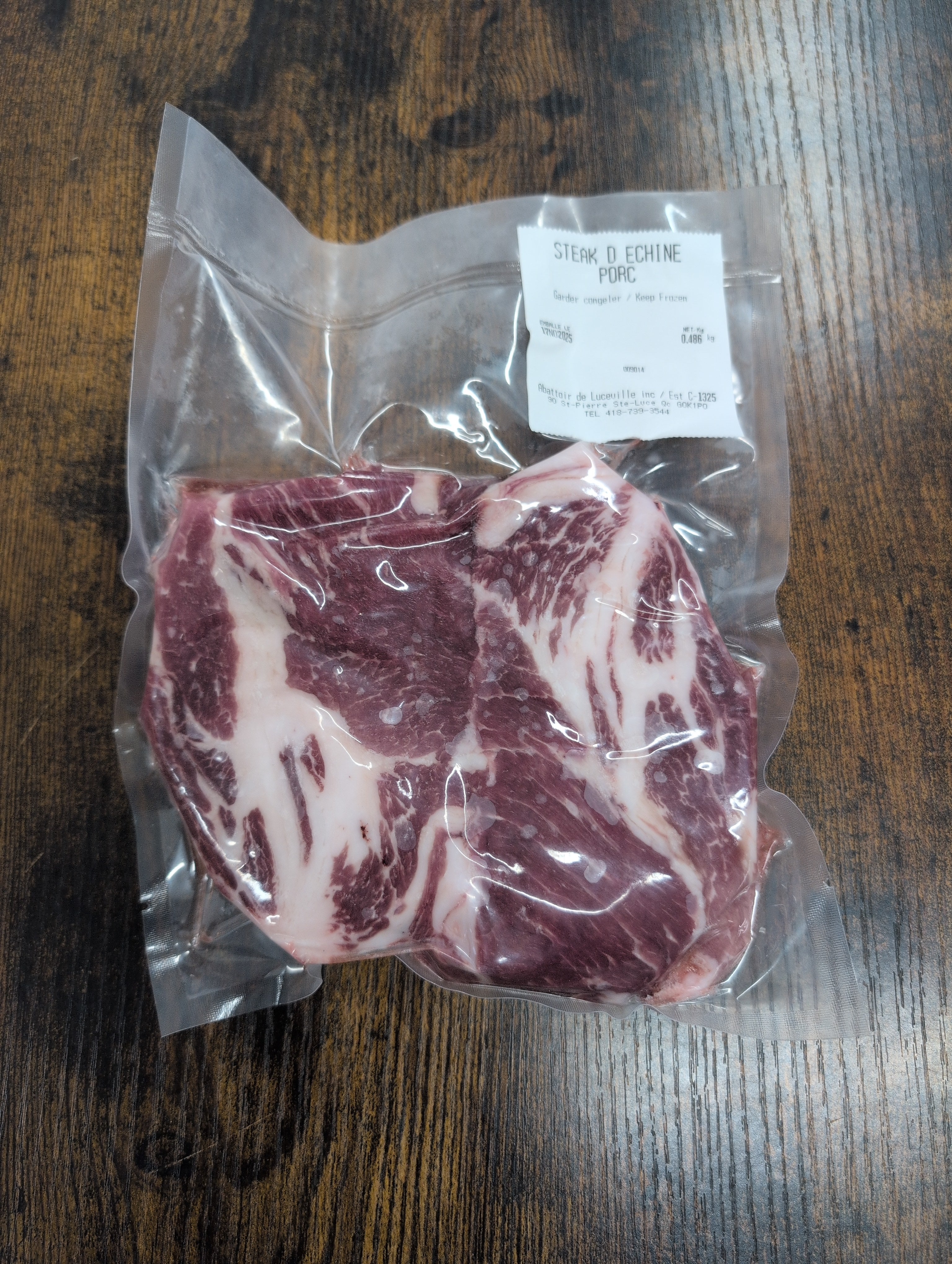 MANGALITSA - Steak d'échine