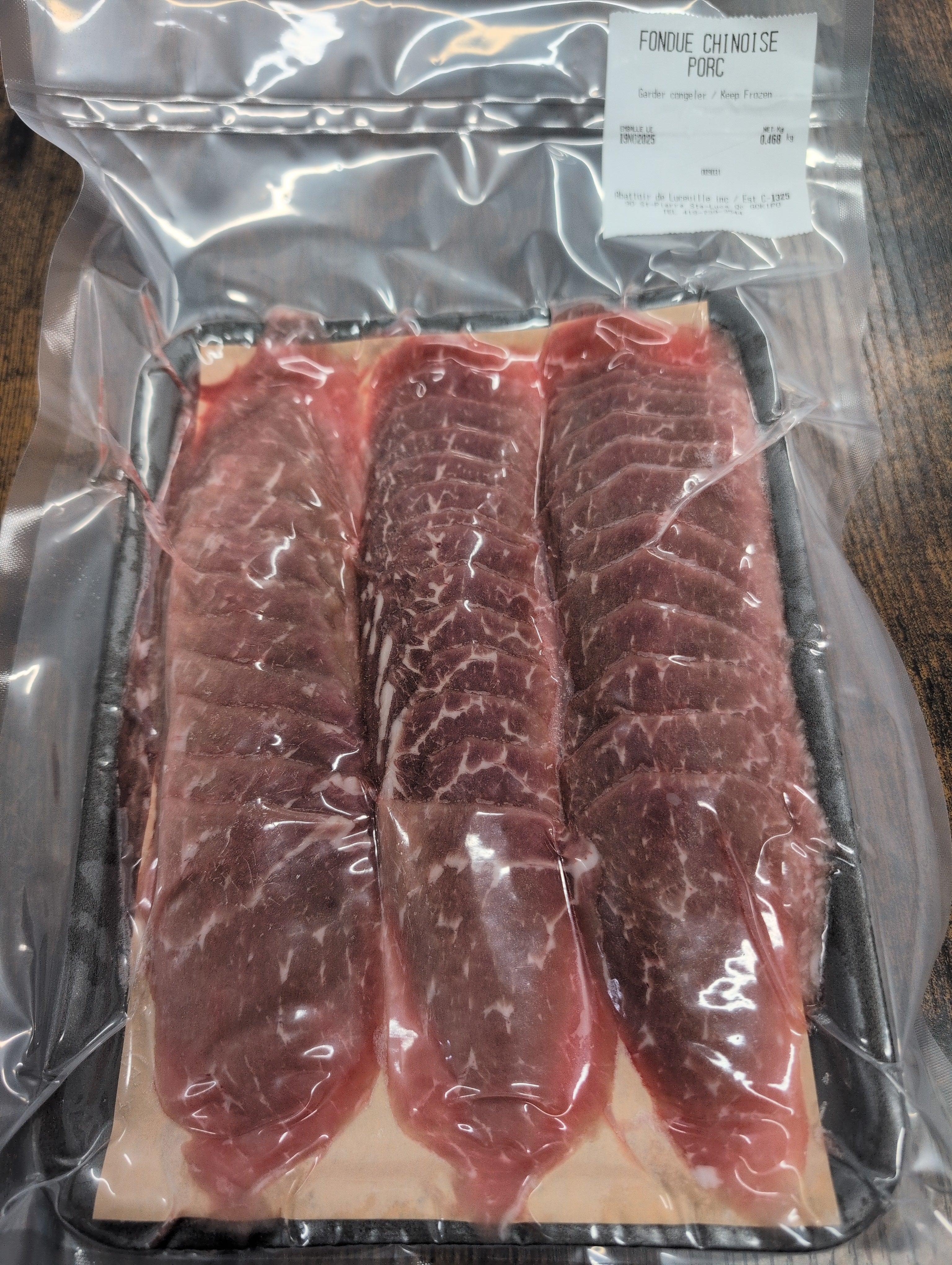 MANGALITSA - Viande à fondue tranchée